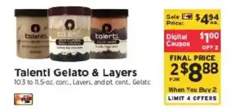 ShopRite Talenti Gelato & Layers offer