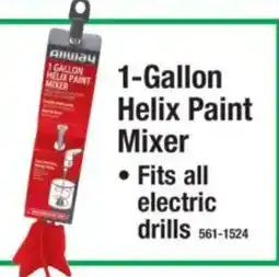 Menards Allway 1-Gallon Helix Paint Mixer offer
