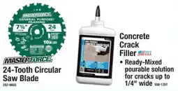 Menards Masterforce 24-Tooth Circular Saw Blade offer