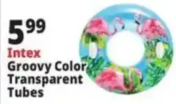 Ocean State Job Lot Intex Groovy Color Transparent Tubes offer