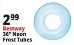 Ocean State Job Lot Bestway neon frost tubes offer