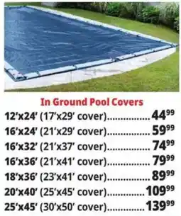 Ocean State Job Lot In Ground Pool Covers offer