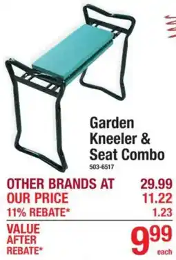 Menards Garden Kneeler & Seat Combo offer