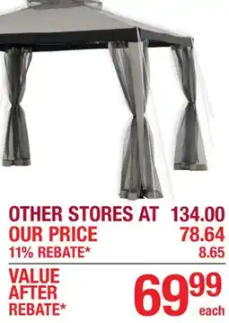 Menards Gazebo offer