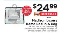 ShopRite Madison Luxury Home Bed In A Bag offer