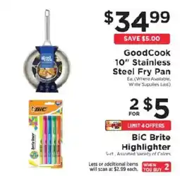 ShopRite Bic Brite Highlighter offer