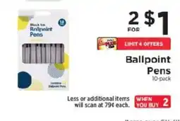 ShopRite Ballpoint Pens offer