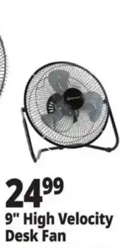 Ocean State Job Lot 9" High Velocity Desk Fan offer
