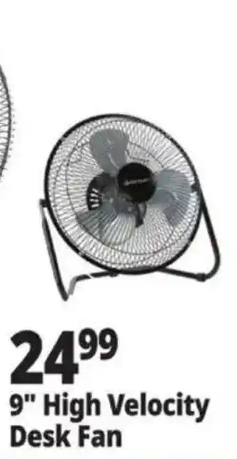Ocean State Job Lot 9" High Velocity Desk Fan offer