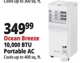 Ocean State Job Lot Ocean Breeze 10,000 BTU Portable AC offer