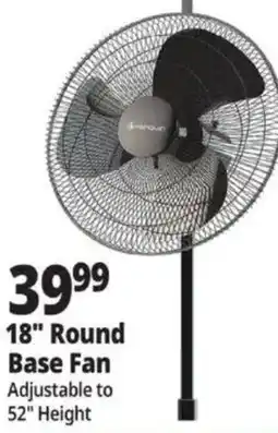 Ocean State Job Lot Dainown 18" Round Base Fan offer