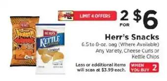 ShopRite Herr's Snacks offer