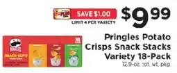 ShopRite Pringles potato crisps snack stacks offer