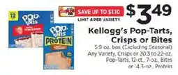 ShopRite Kellogg's Pop-Tarts, Crisps or Bites offer