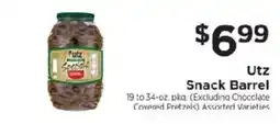 ShopRite Utz Snack Barrel offer