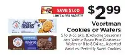 ShopRite Voortman Cookies or Wafers offer