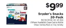 ShopRite Snyder's Snacks 20-Pack offer