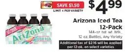 ShopRite Arizona Iced Tea offer