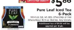 ShopRite Pure Leaf Iced Tea offer