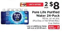 ShopRite Pure Life Purified Water offer