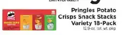 ShopRite Pringles potato crisps snack stacks offer