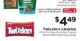 ShopRite Twizzlers Licorice offer