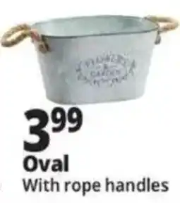 Ocean State Job Lot Oval With rope handles offer