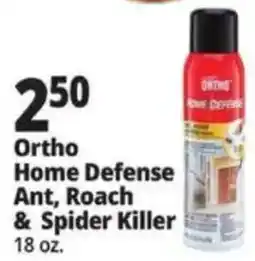 Ocean State Job Lot Ortho home defense ant, roach & spider killer offer