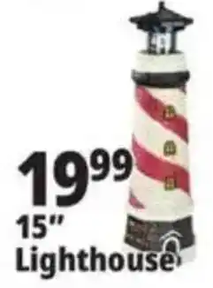 Ocean State Job Lot 15" Lighthouse offer