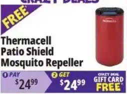 Ocean State Job Lot Thermacell Patio Shield Mosquito Repeller offer
