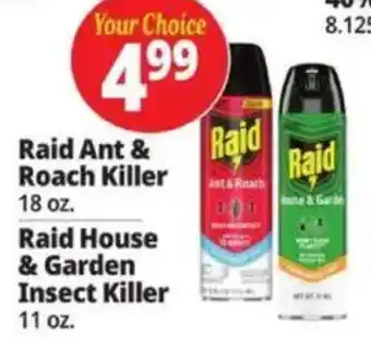 Ocean State Job Lot Raid ant & roach killer offer