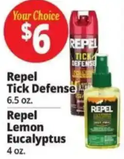 Ocean State Job Lot Repel tick defense or repel lemon eucalyptus offer