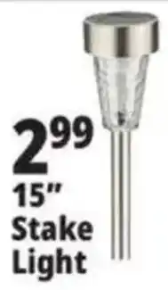 Ocean State Job Lot 15" Stake Light offer