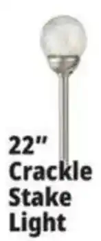 Ocean State Job Lot 22" Crackle Stake Light offer