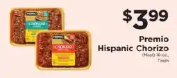 ShopRite Premio hispanic chorizo offer