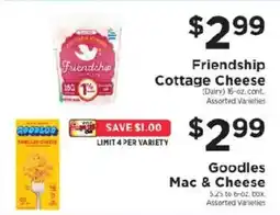 ShopRite Friendship Cottage Cheese offer