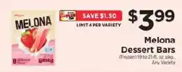 ShopRite Melona Dessert Bars offer
