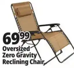 Ocean State Job Lot Oversized Zero Gravity Reclining Chair offer