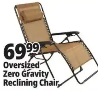 Ocean State Job Lot Oversized Zero Gravity Reclining Chair offer