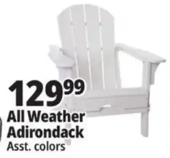 Ocean State Job Lot All Weather Adirondack offer