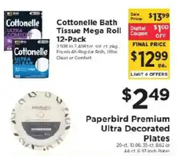 ShopRite Cottonelle bath tissue mega roll offer
