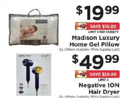 ShopRite Madison Luxury Home Gel Pillow offer