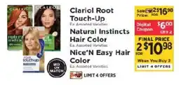 ShopRite Clairol Root Touch-Up Natural Instincts Hair Color offer