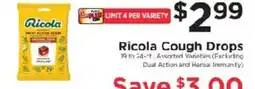 ShopRite Ricola Cough Drops offer