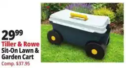 Ocean State Job Lot Tiller & Rowe Sit-On Lawn & Garden Cart offer