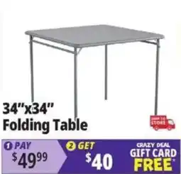Ocean State Job Lot Folding Table offer