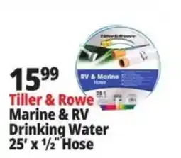 Ocean State Job Lot Tiller & Rowe Marine & RV Drinking Water Hose offer