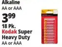Ocean State Job Lot Kodak super heavy duty offer