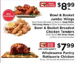 ShopRite Bowl & Basket Jumbo Wings offer