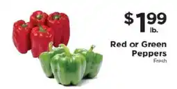 ShopRite Red or Green Peppers offer